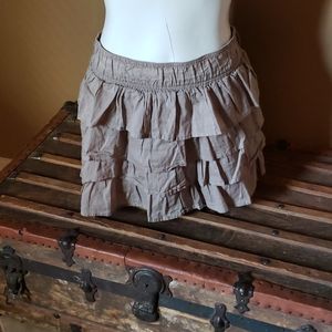 Forever 21 Elastic Waist Ruffle Skirt Sz S (0204) 💥